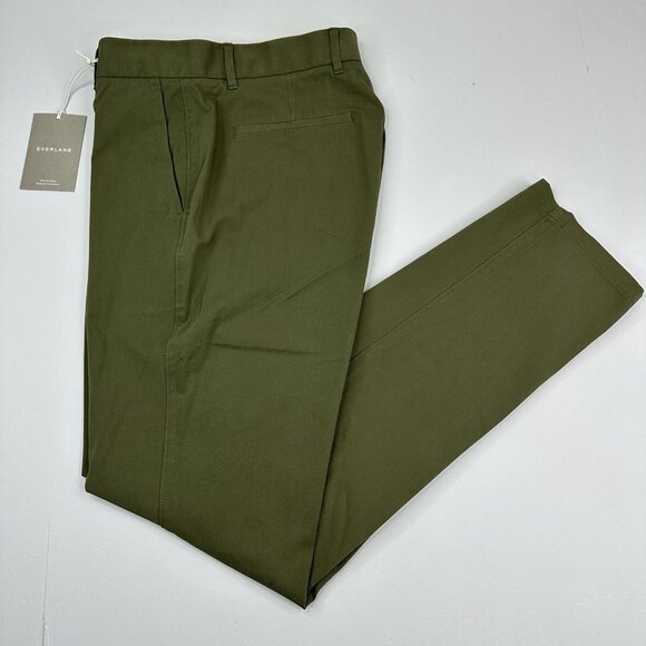 Everlane Uniform Mens NWT Kalamata The Performance Chino Fit Career Pant W32/L32 - Picture 3 of 12